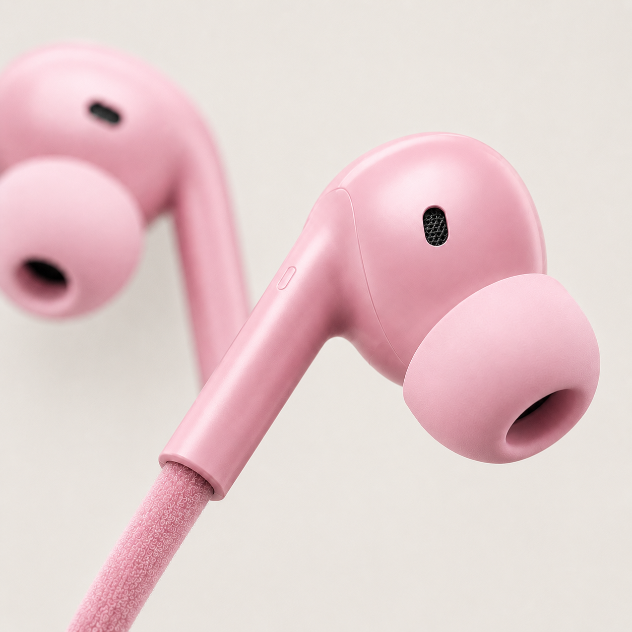 AUDR Velvet Wired Earbuds – Soft Braided Cable