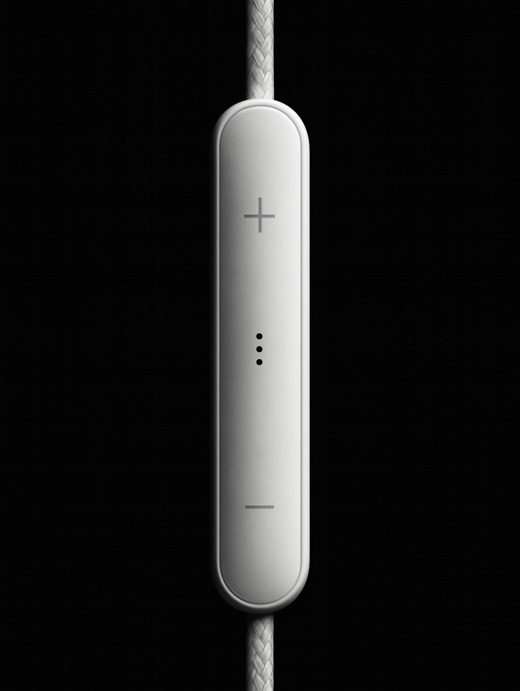 Close-up of the AUDR inline microphone
